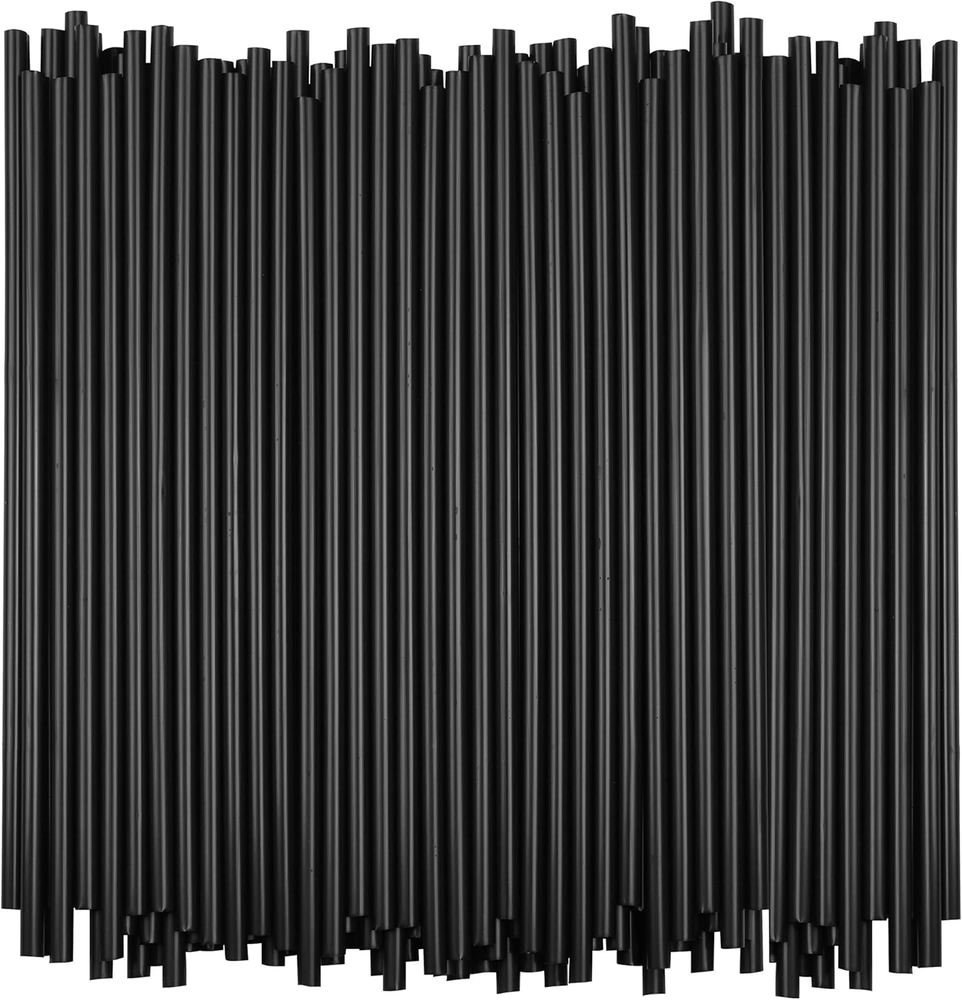 Disposable 10 Inch Black Tumbler Straws - Pack of 250