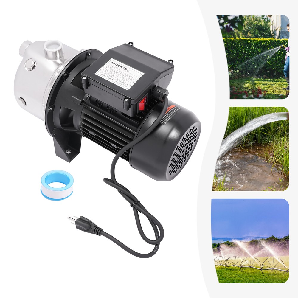 1.6 HP Shallow Well Jet Pump with Pressure Switch for Home Water Supply