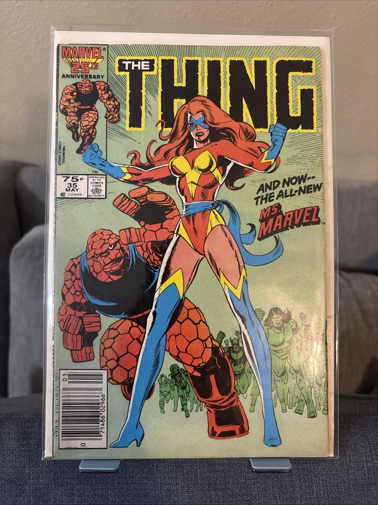Thing 1986 #35 Very Fine Marvel Comics Bag And Boarded