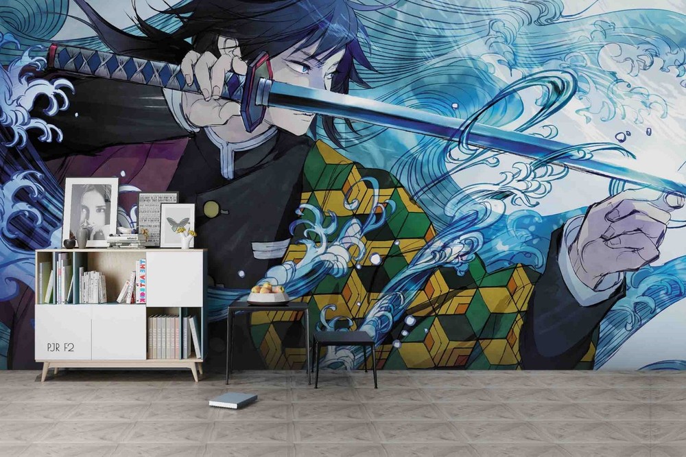 3D Anime People Illustration Wall Murals Wallpaper Murals Wall Sticker