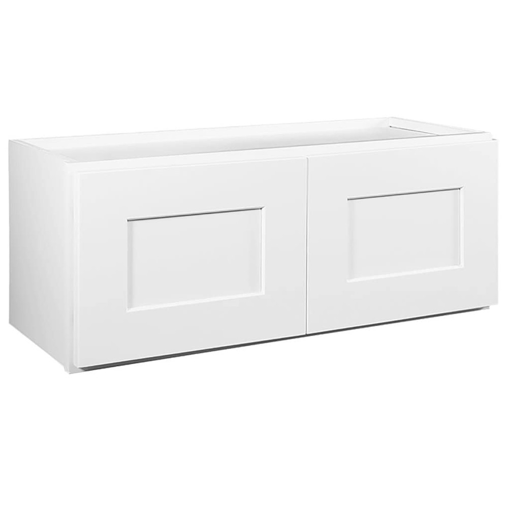 Brookings 30x12 Unassembled Shaker Bridge Wall Kitchen Cabinet W3012