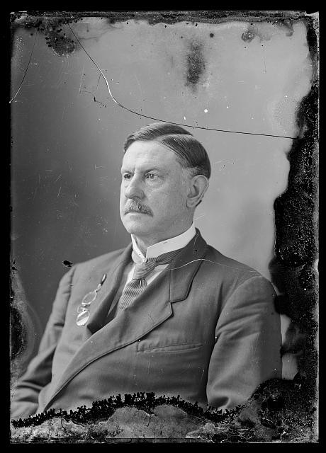 Photo:Unidentified Man Portrait in Suit Cabinet Photo