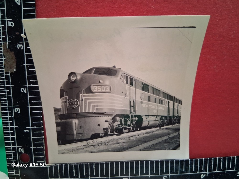 New York Central Railroad Diesel Locomotives #3503 Photo Englewood Union Chicago