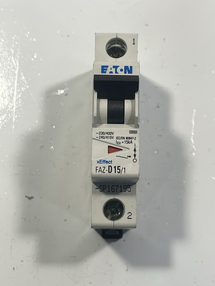 Eaton 15A Miniature Circuit Breaker (FAZ-D15/1-SP)