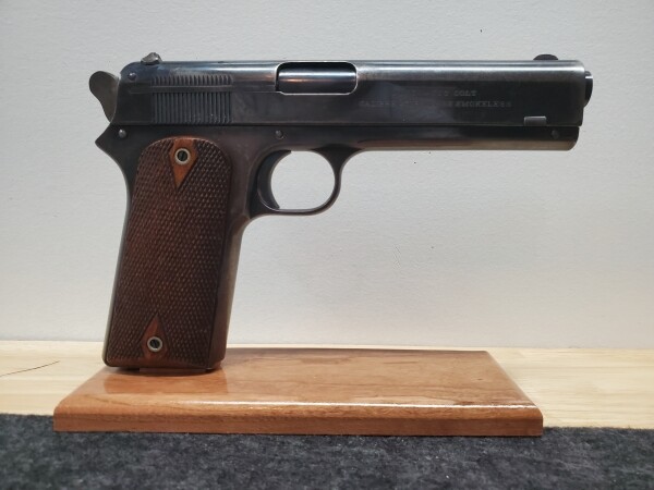 Colt 1905 .45cal Cherry Wood Display Stand