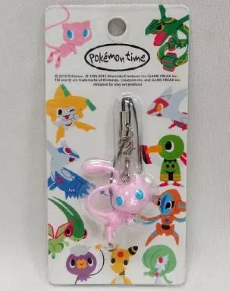 Pokemon Mew Keychain Strap Pokemon Time Official Collectible Toy Japan