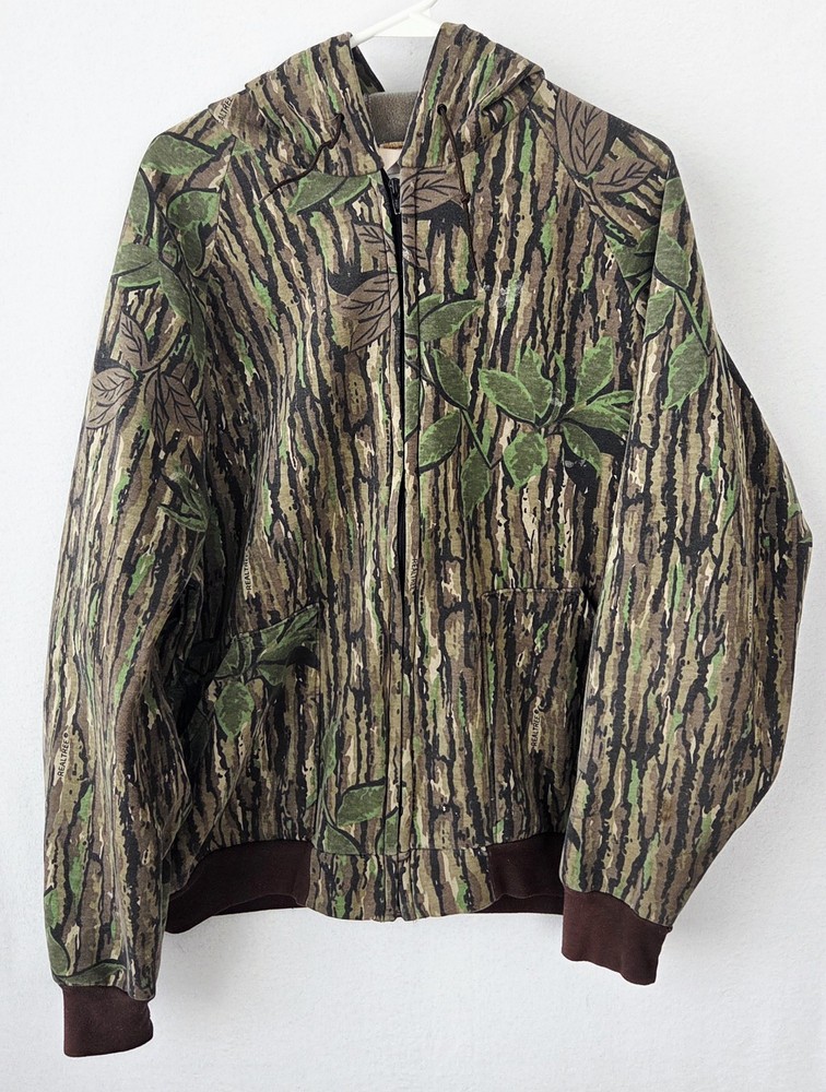 VTG Men's Walls Blizzard-Pruf Realtree Camo Hoodie Jacket SZ 2XL Full Zip USA