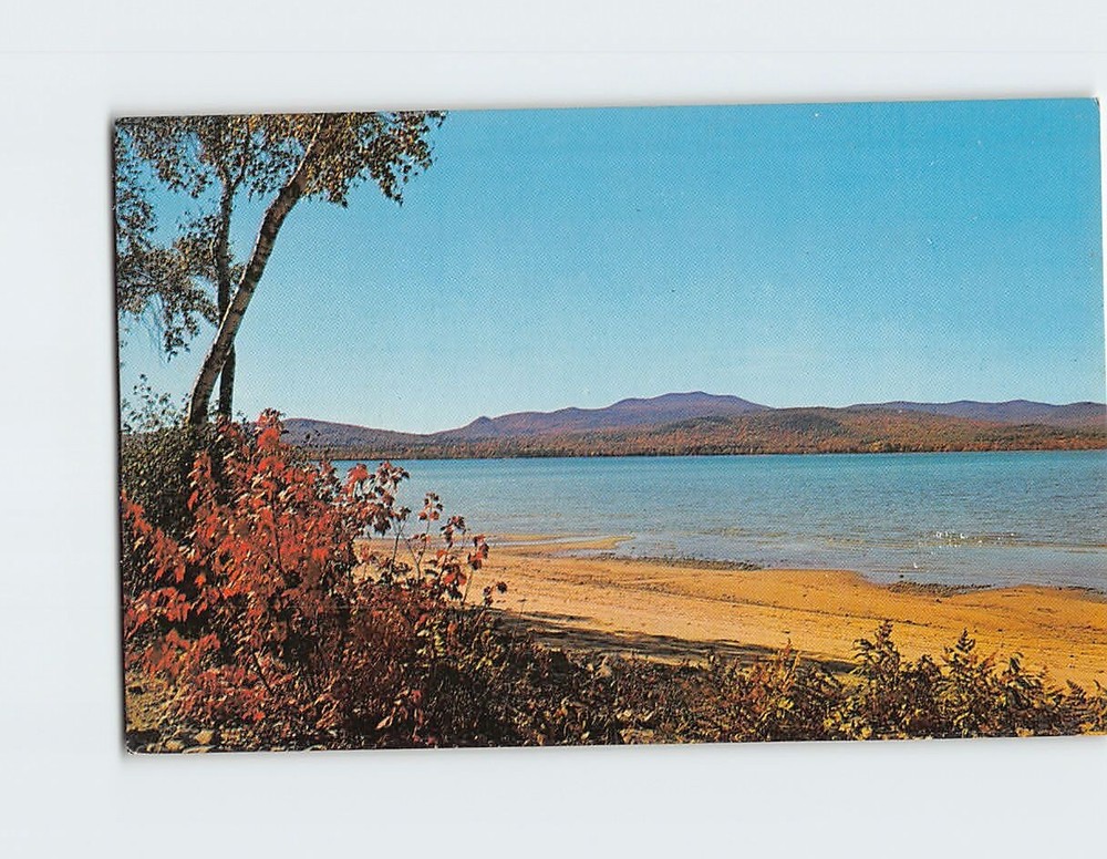Postcard Ossipee Lake & Mountains New Hampshire USA