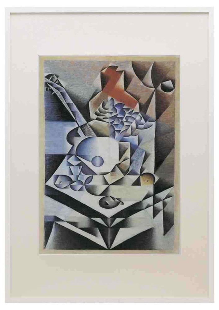 Still Life with Flowers Juan Gris Abstract Art A3 A4 Framed Print Picture-image