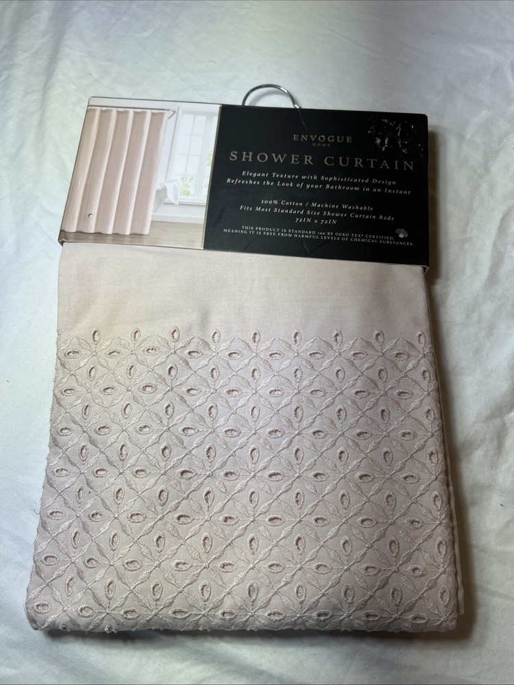 NEW Envogue Home Shower Curtain 72