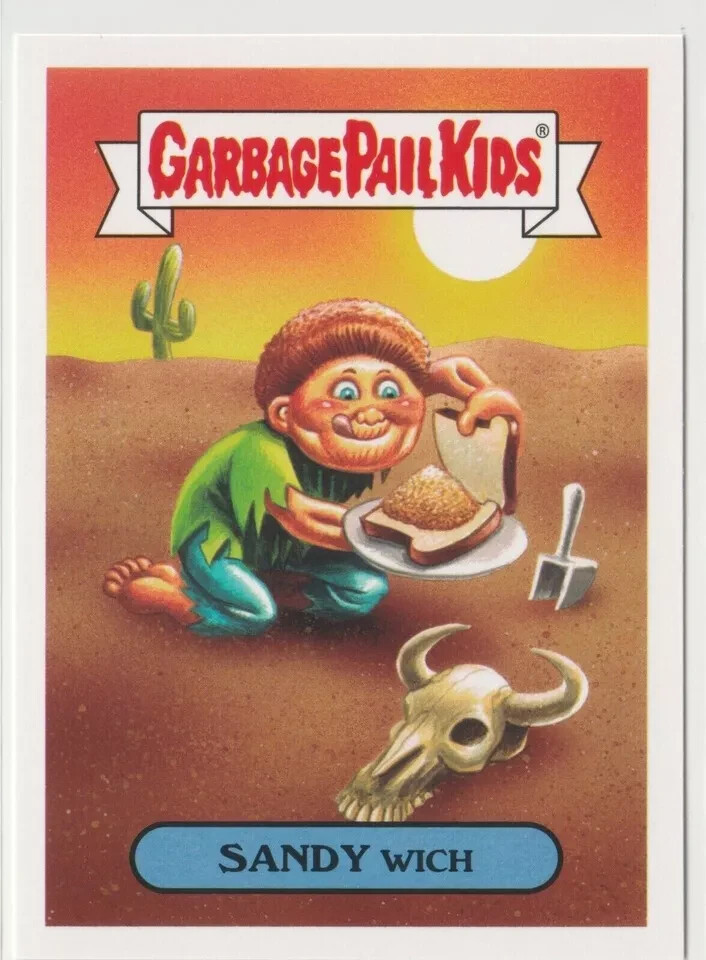Sandy Wich #5a Garbage Pail Kids GPK 2017 Adam-geddon Series Card