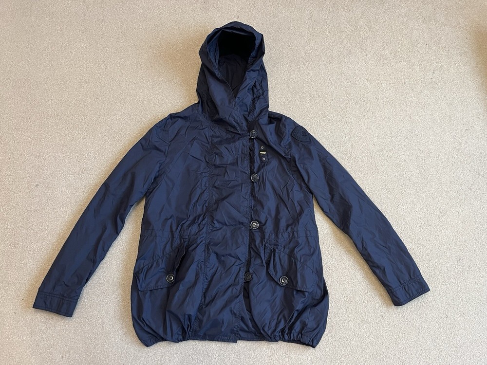 Blauer USA Mens Rain Jacket Coat Navy Blue - Size L