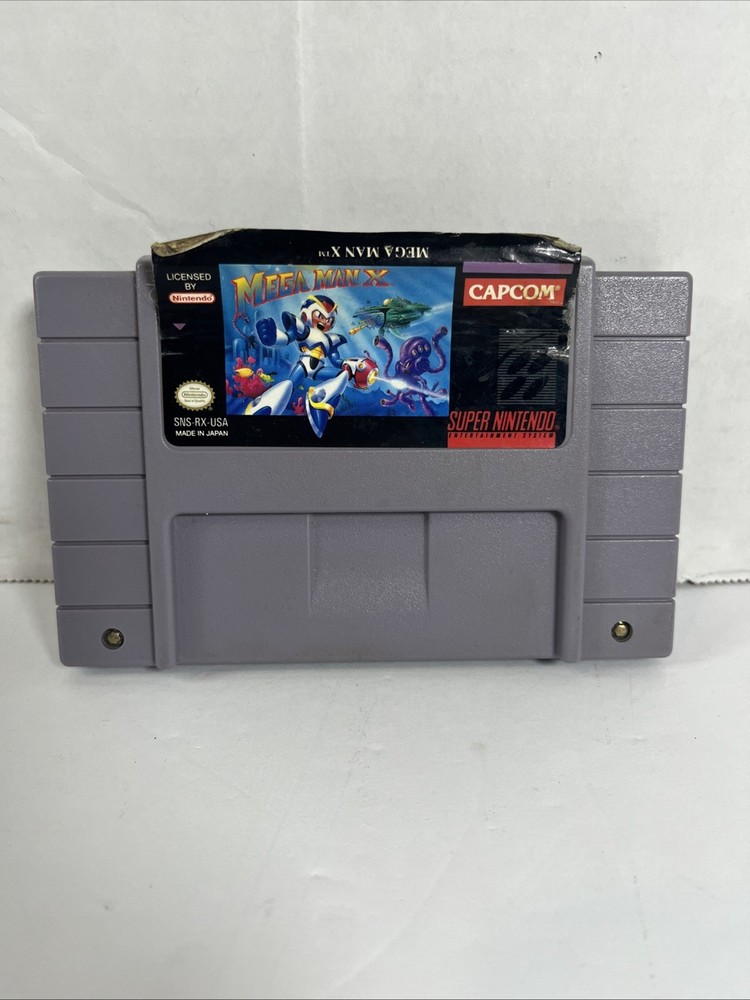 AUTHENTIC!  Mega Man X -  GAME ONLY - SUPER NINTENDO SNES - Tested & Working