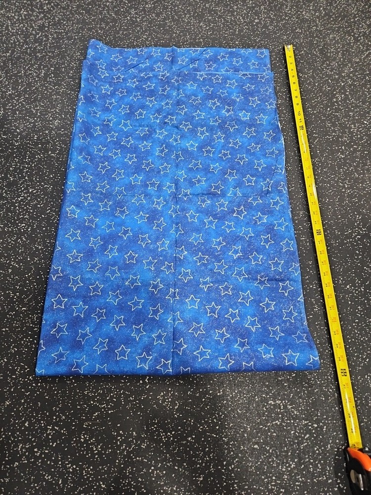 Lot of 1.75 Yards Glitter Stars Cotton Fabric