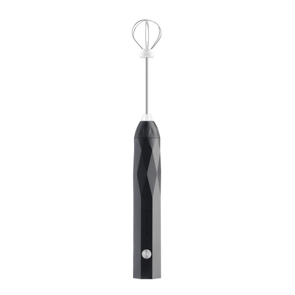 NNEDSZ USB Charging Electric Egg Beater Milk Frother Handheld Drink Coffee Foame