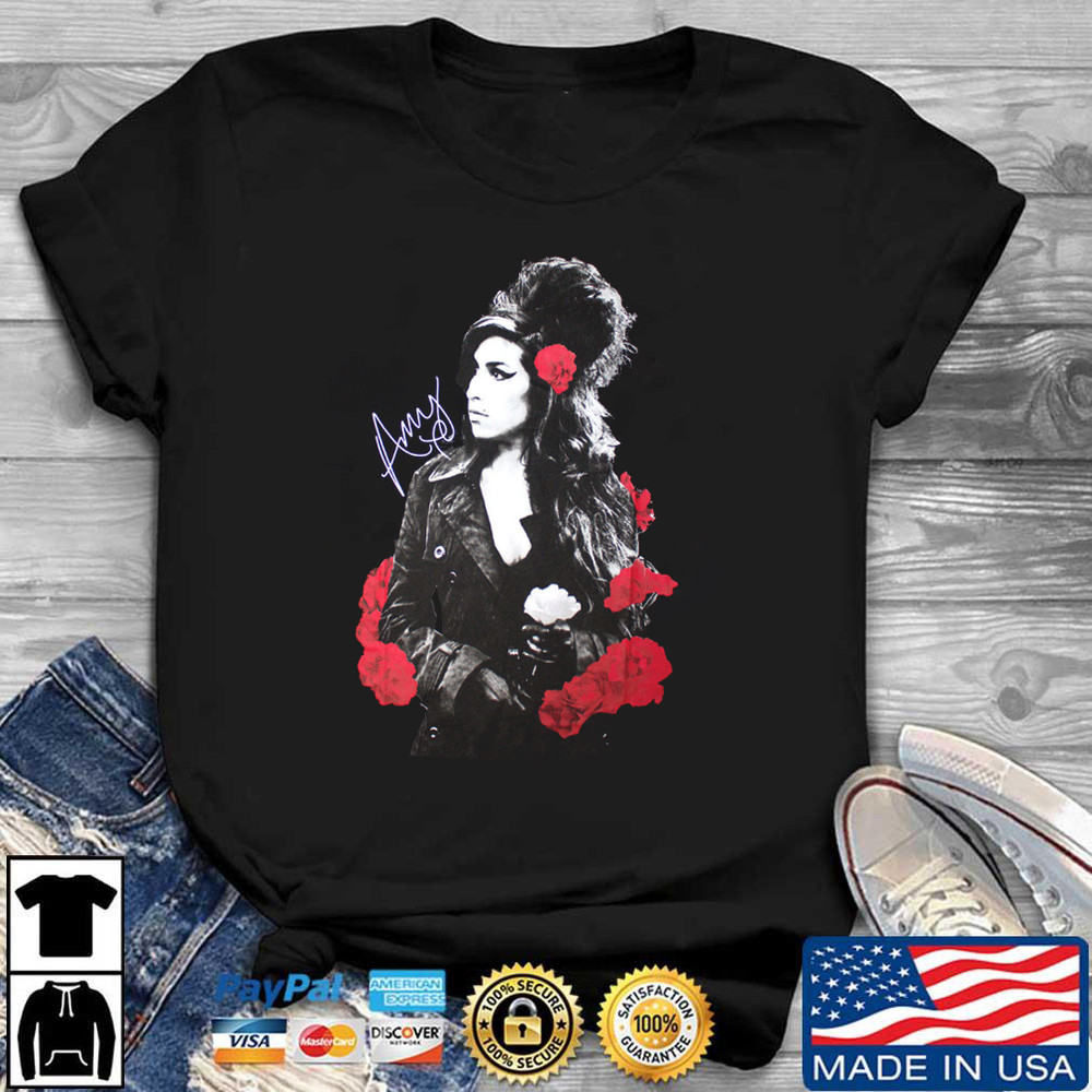 New Amy Winehouse Unisex T-Shirt Rose  S-234XL Shirt