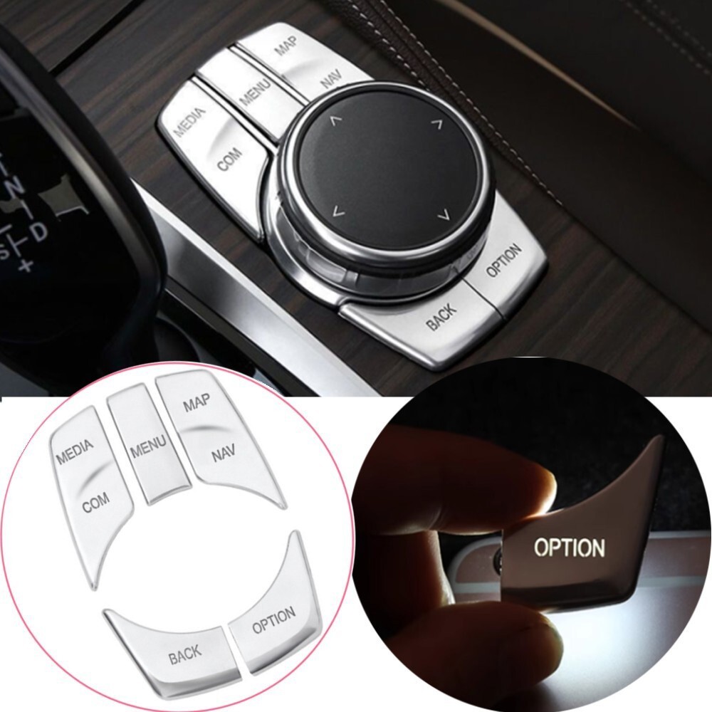 ABS Console Multimedia Switch Button Cover Trim For BMW 5 Series X3 G30 G38 G01