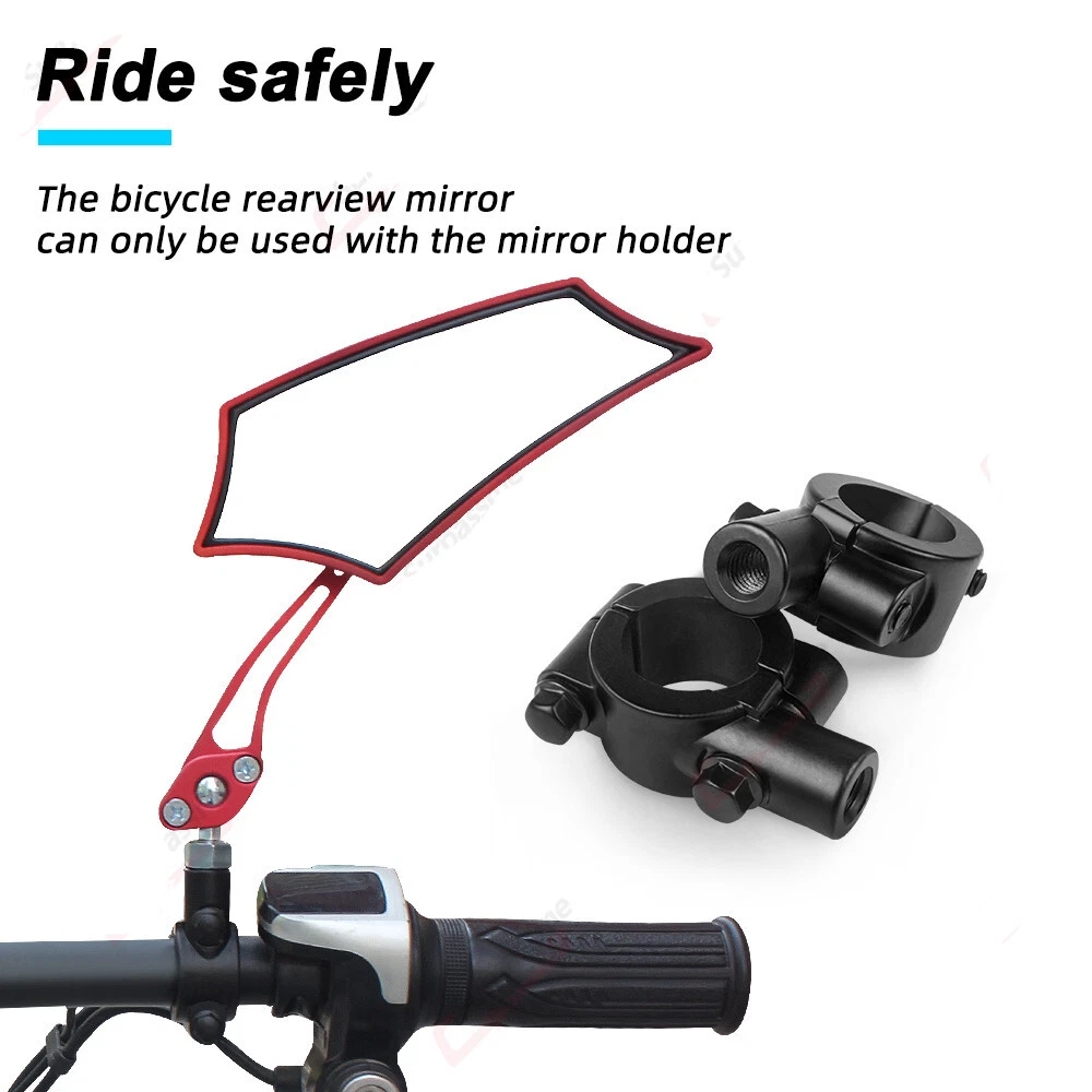 1 Pair Universal 8mm 10mm Rear View Side Mirrors MTB Bicycle Dirt Bike Scoote