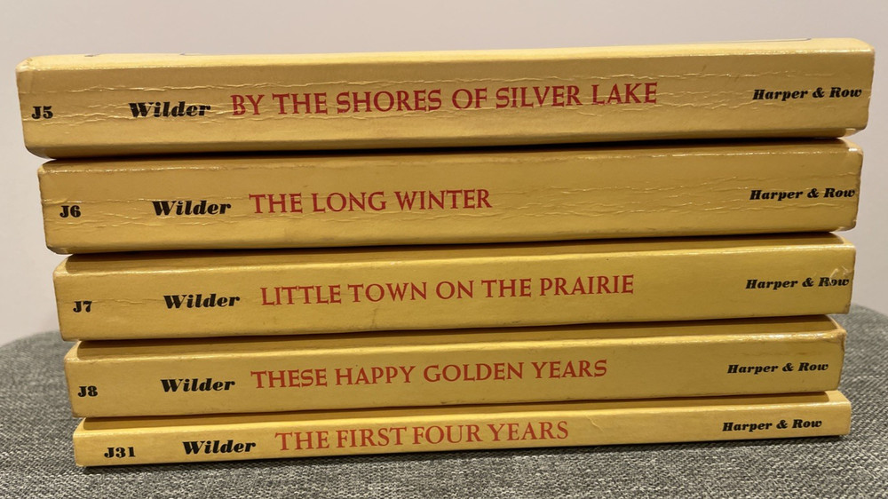 Little House on the Prairie Book Lot of 5 - Laura Ingalls Wilder Vintage Set