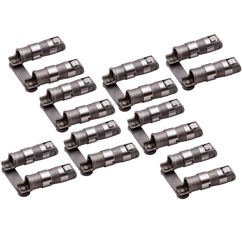 Hydraulic Valve Lifter+Link Bar  Set For Chevy SBC Small Block 350 265-400