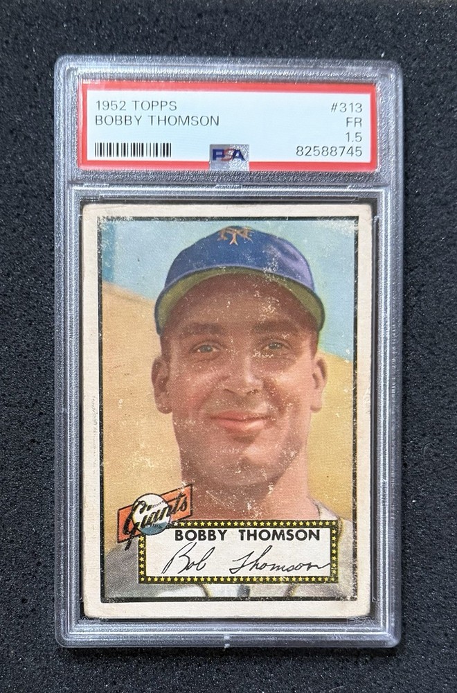 1952 Topps - #313 Bobby Thomson - PSA 1.5