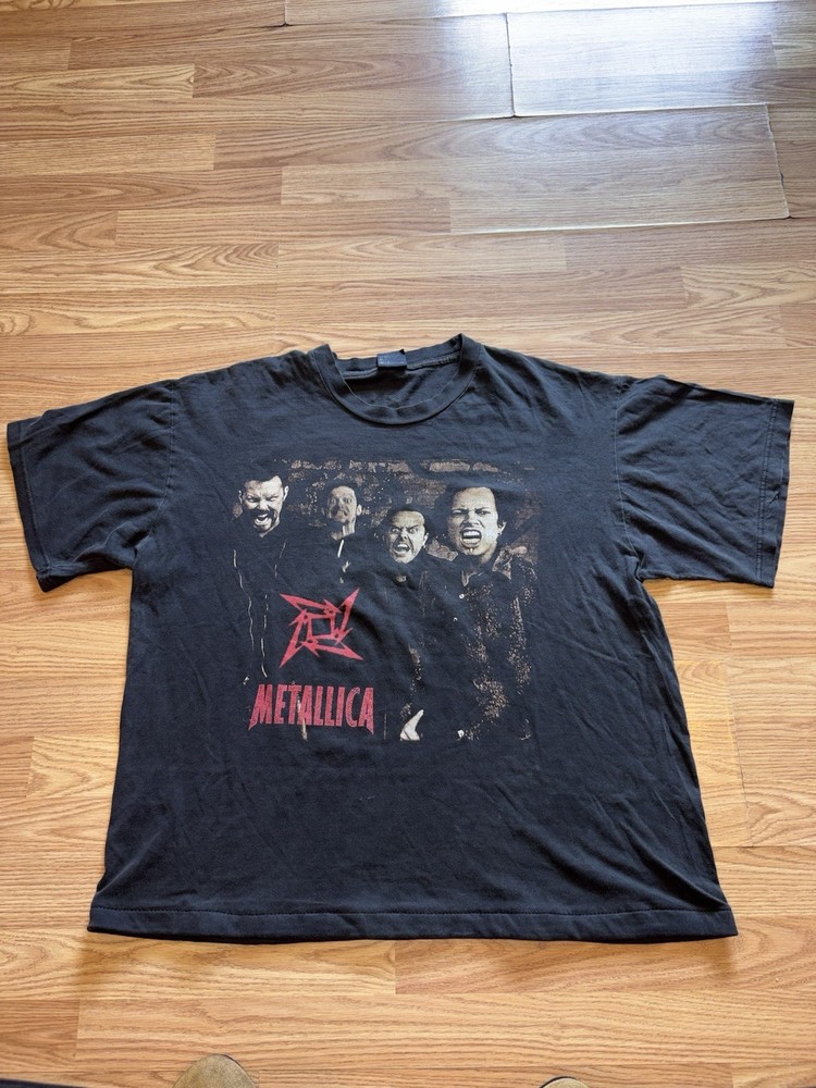 Vintage 90s METALLICA T Shirt (XL) Metal Band On The Load Again Tour 1996 / 1997