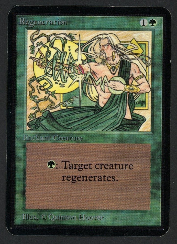 ***Alpha Regeneration*** MTG Alpha Magic Kid Icarus