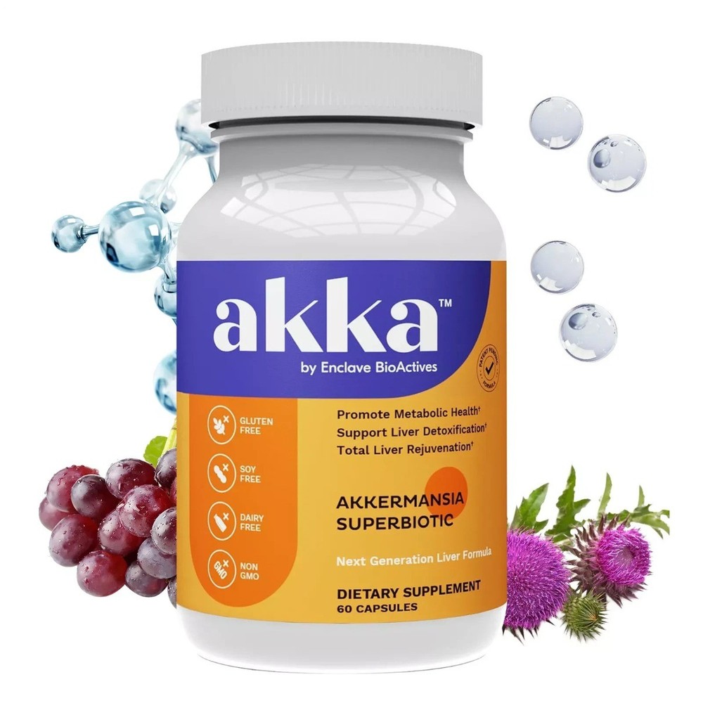AKKA Liver Cleanse with Milk Thistle.Superbiotic for Gut Health & Liver Repair