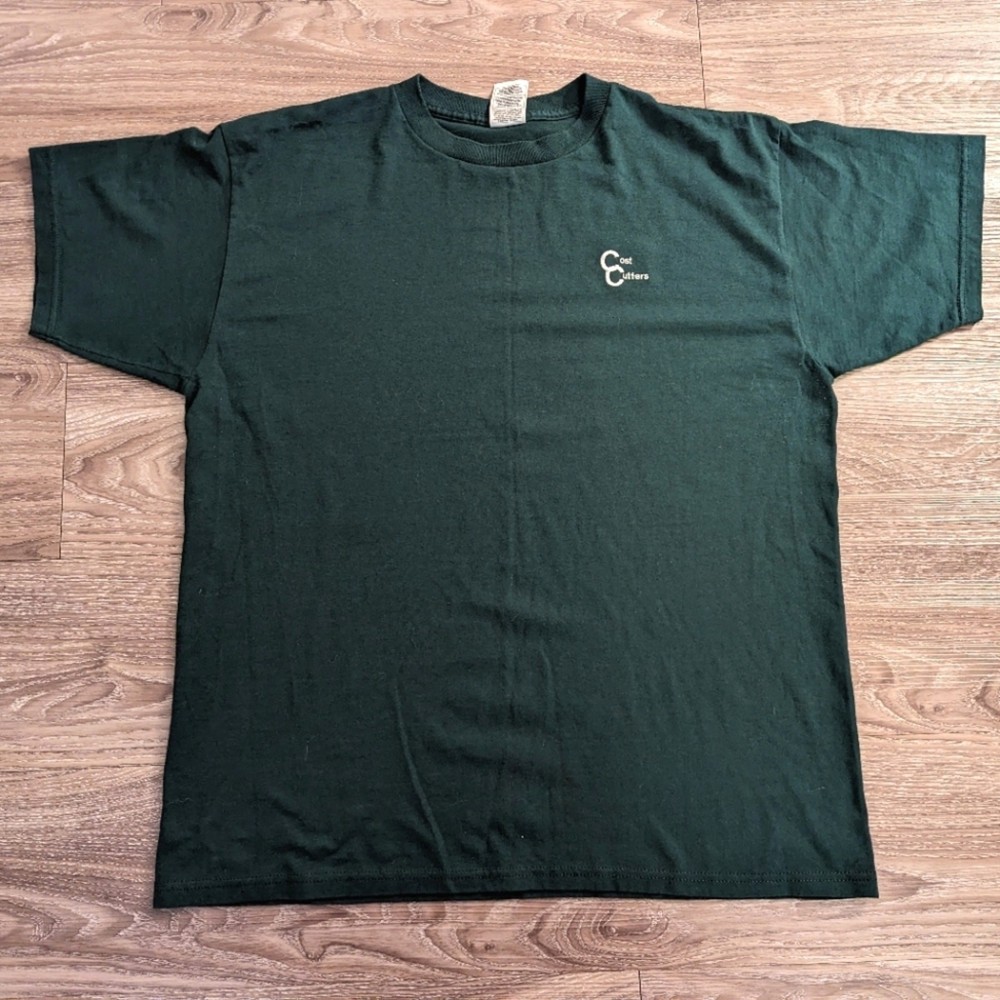 Vintage Cost Cutters fruit of the loom Best embroidery tee XL