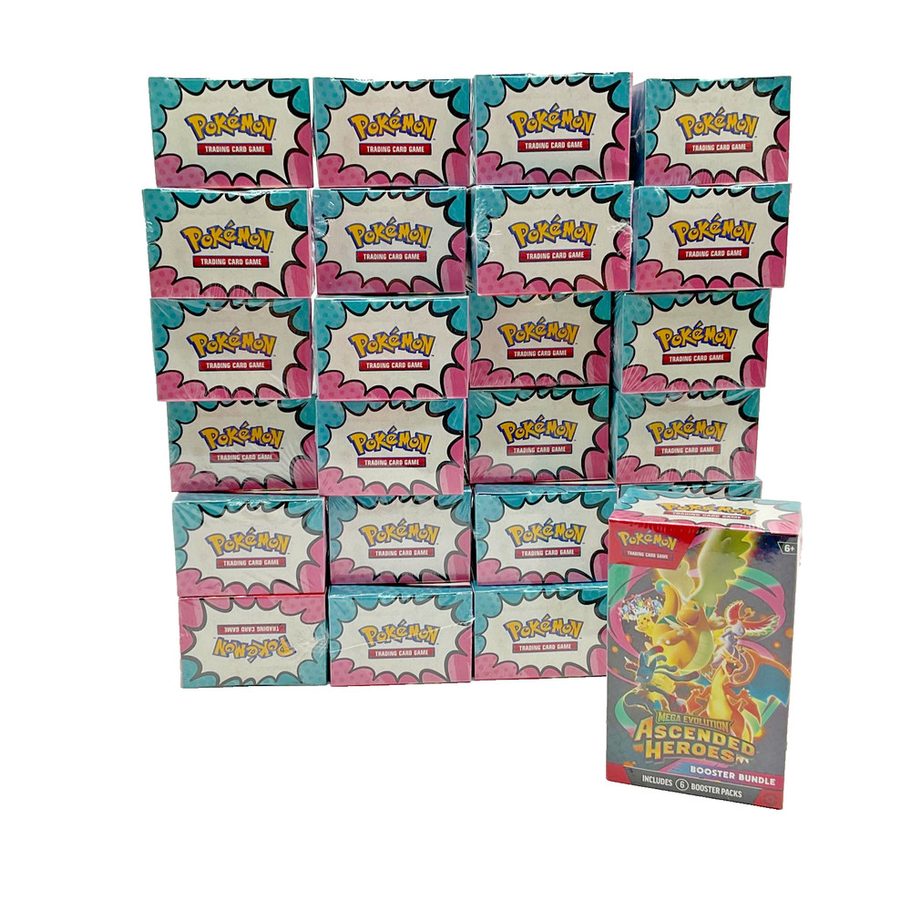 Lot of (25) Pokemon TCG Ascended Heroes Booster Bundles SEALED NEWPROBSTEIN is actively accepting consignments !!