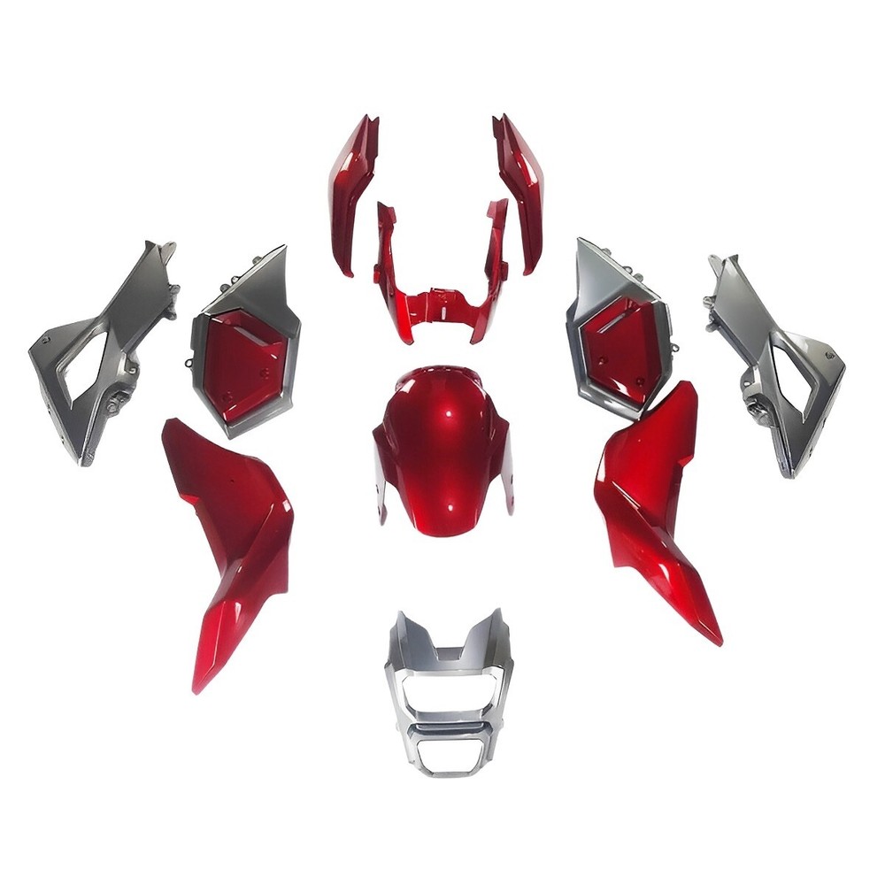 ABS Red Fairing Kit for Honda Grom MSX125 2016-2020 17 18 19 Injection Bodywork