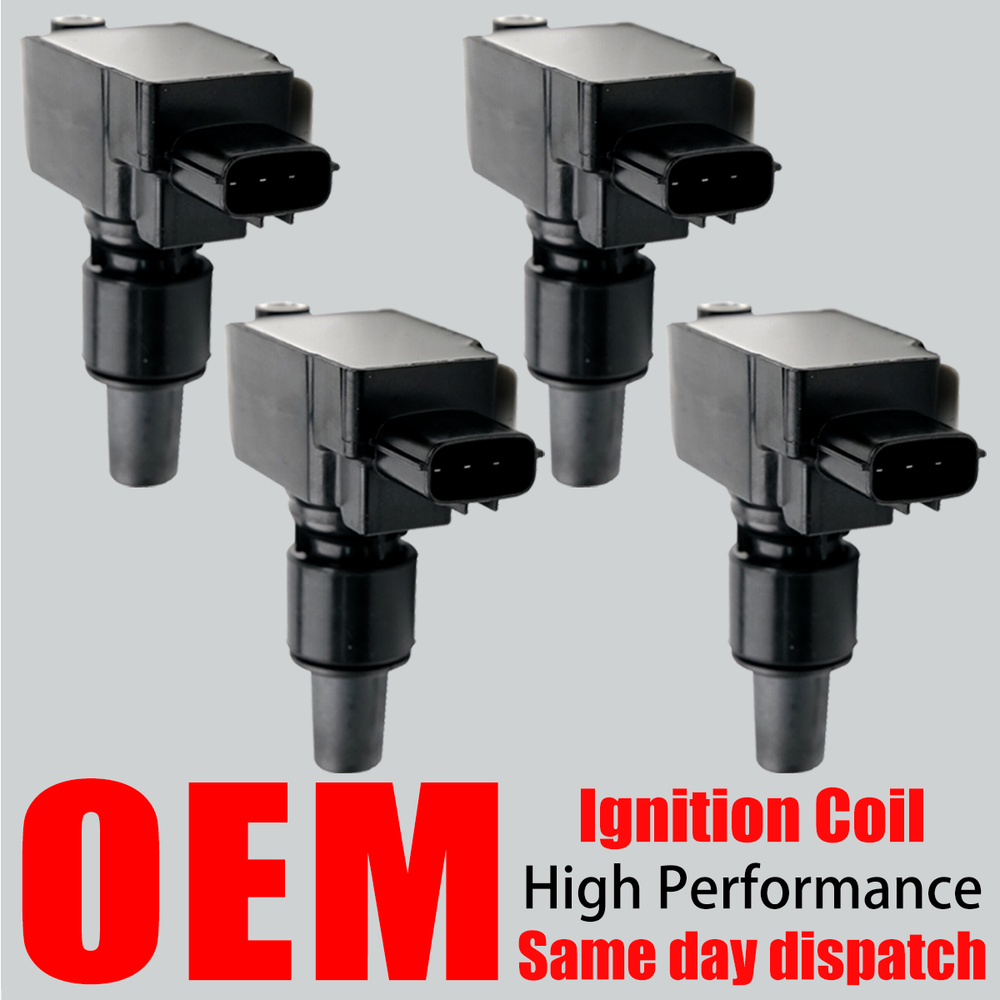 4X New OEM Ignition Coils for 2004-2011 Mazda RX-8 1.3L R2 C708 UF501 N3H118100