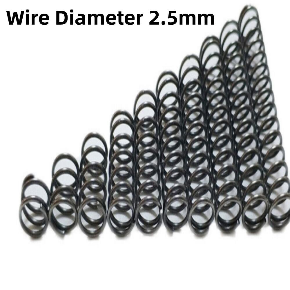 Stainless Steel Compression Springs 2.5mm Wire 130pcs DIY Kit