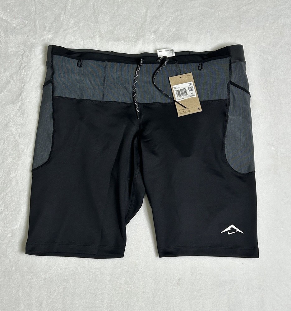 Nike Lava Loops Dri-FIT ADV Running Tights Shorts Black HJ4170-010 Mens Size 2XL
