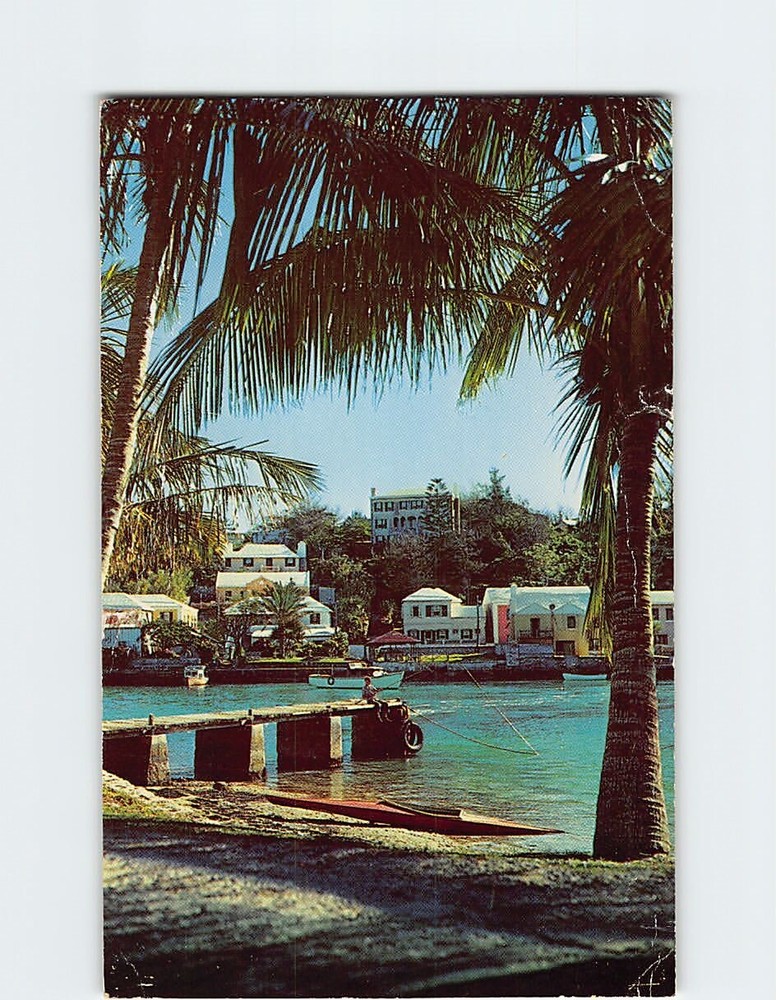 Postcard Peaceful Flatts Inlet Smith's Parish Bermuda British Overseas Territory