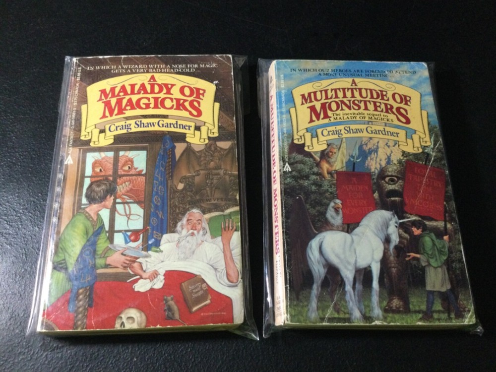 Malady Of Magicks/Multitude Of Monsters by Craig Shaw Gardner Paperback Set