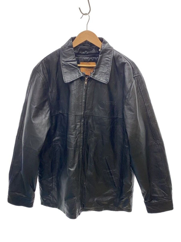 Leather Jacket Blouson/L/Leather/Blk// 3503