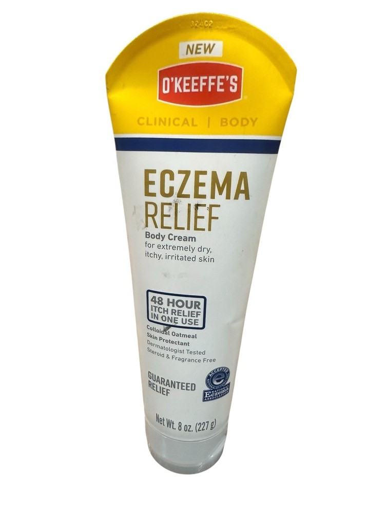 O'Keeffe's Eczema Relief Body Cream, 8 Ounce Tube + See Photos Discontinued