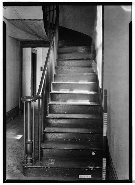 Photo:Texas 1900s Interior Staircase Historic American Buildings Survey