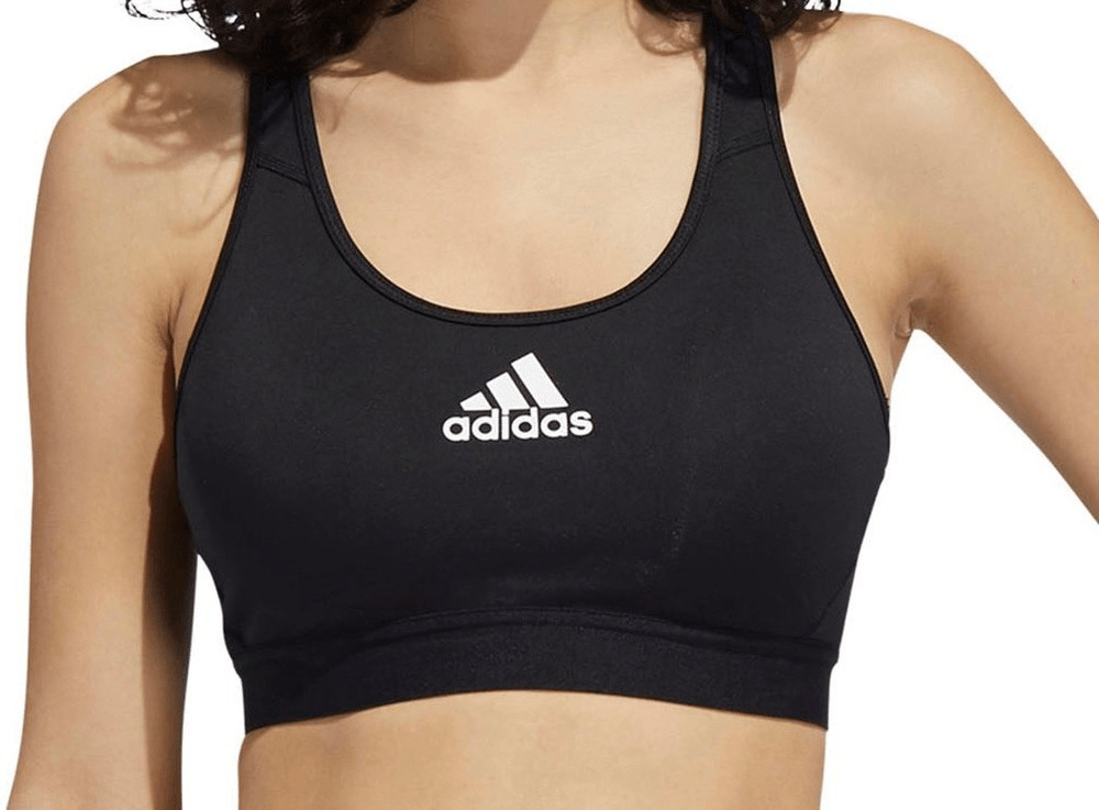 Adidas | Women's Don't Rest Alphaskin Padded Sports Bra, Black, Size S