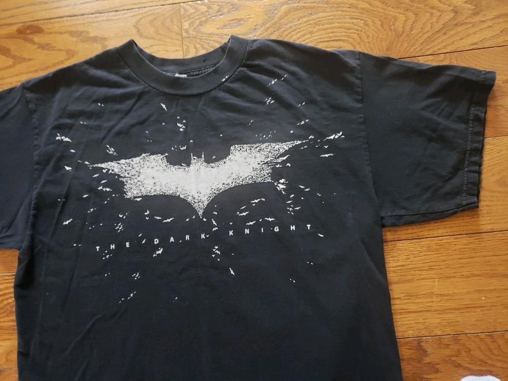 Vintage 2008 The Dark Knight Rare Batman DC Comics Movie Promo T Shirt Large
