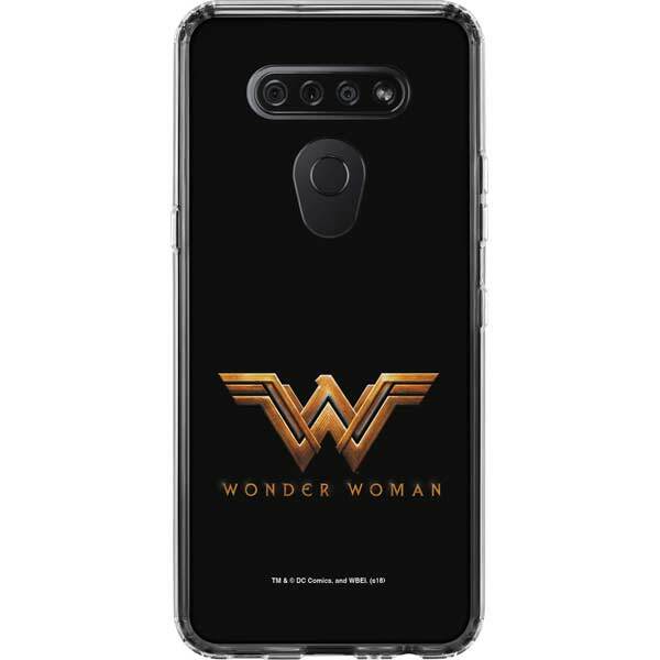 DC Comics Wonder Woman LG K51/Q51 Clear Case - Wonder Woman Gold Logo