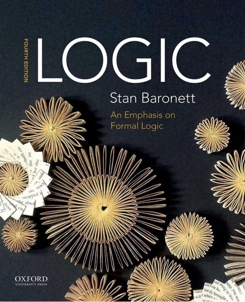 Logic : An Emphasis on Formal Logic Paperback Stan Baronett - Like New!