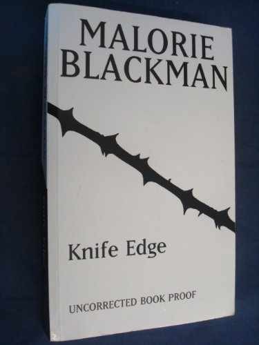 Knife Edge - Hardcover, by BLACKMAN Malorie - Very Good b