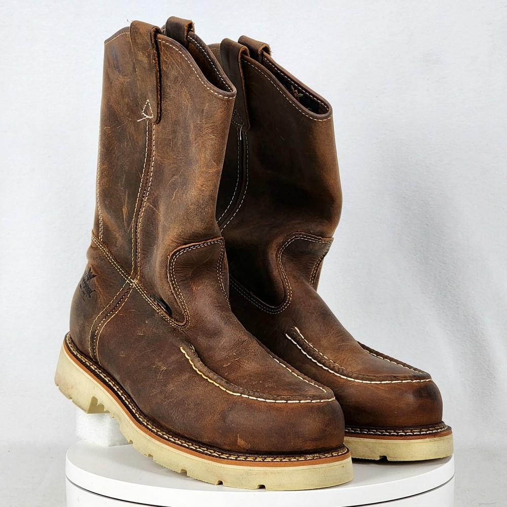Thorogood American Heritage 11-inch Steel Toe Work Boots for Men Size 10 EE