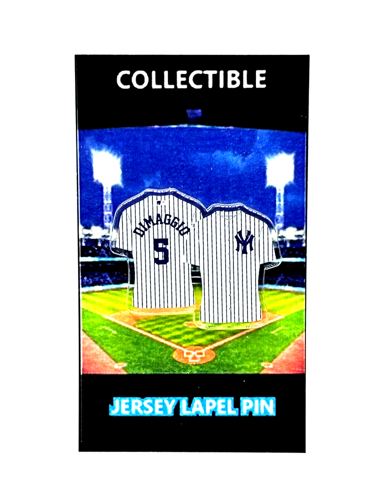 New York Yankees Joe DiMaggio jersey lapel pin-RETRO Collectible-FREE SHIP