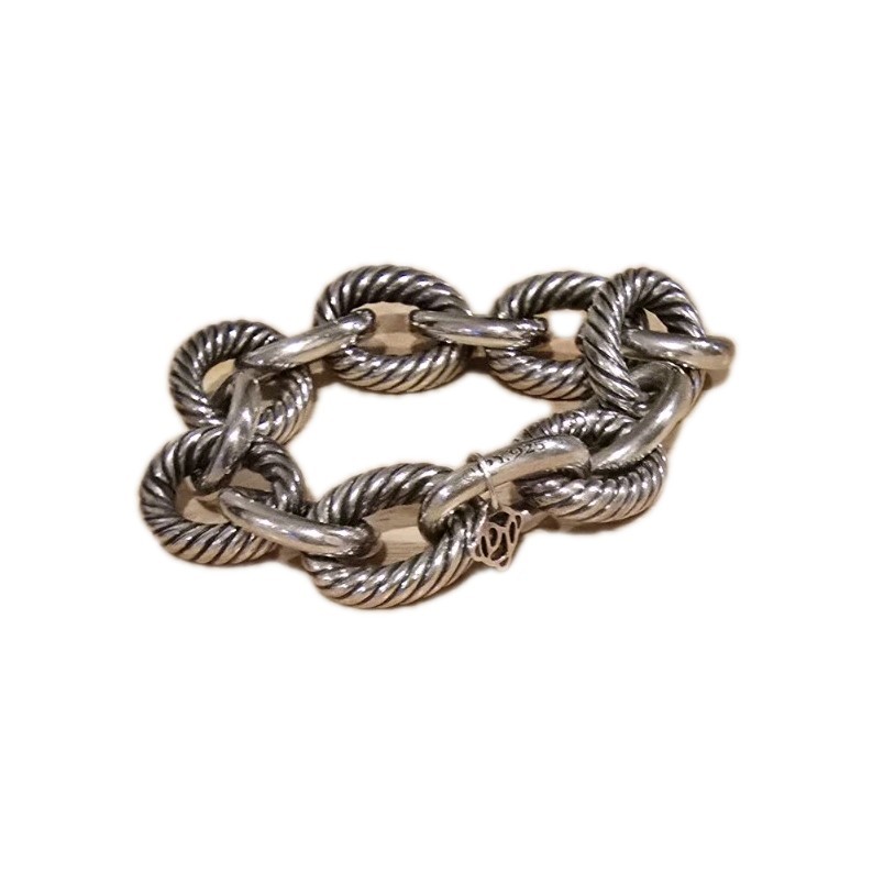 David Yurman Extra Large Oval Link Bracelet-5.5-6