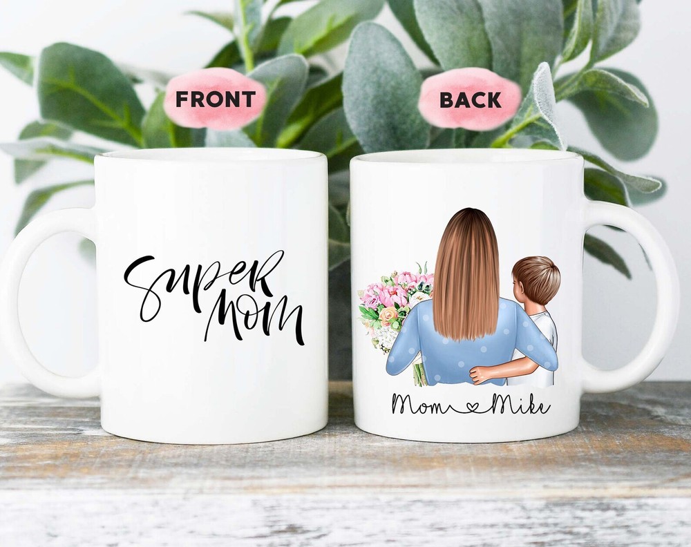 Mom Mug Mothers Day Mug Mother And Children Mug Mom And Baby Mom And Child Mug