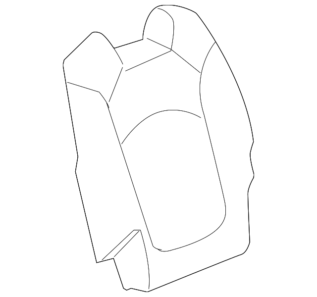 Genuine GM Seat Back Cover 22958289