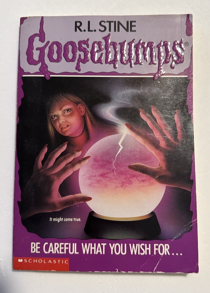 Goosebumps #12 Be Careful What You Wish For R.L. Stine Paperback